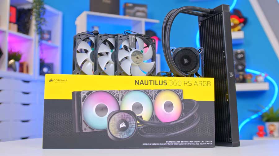 Corsair NAUTILUS 360 RS ARGB liquid CPU cooler