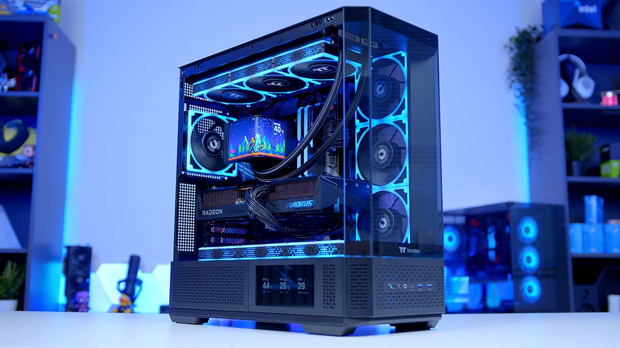 その他 GAMING PC MID BUILD Building an RX 9070 XT Gaming PC Inside of Thermaltake's View 370