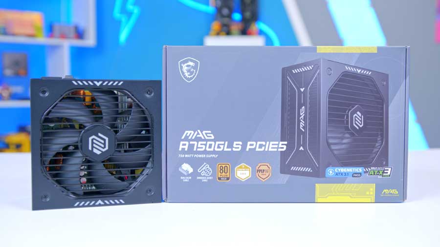 MSI MAG A750GLS PCIE5 750W power supply