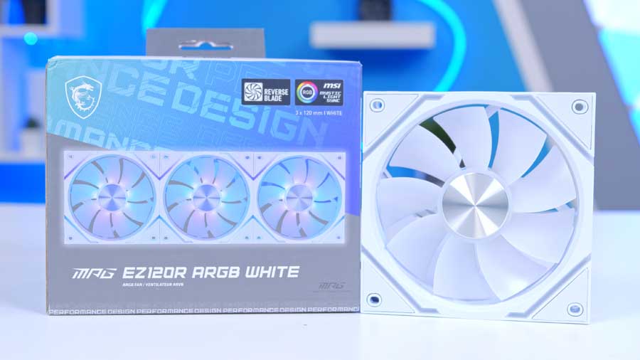 MSI MPG EZ120R ARGB WHITE case fans