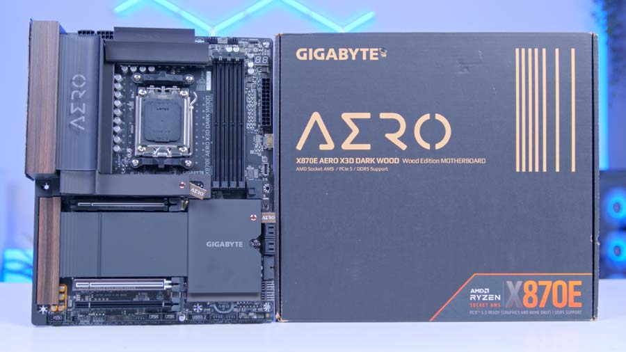 Gigabyte X870E AERO X3D DARK WOOD